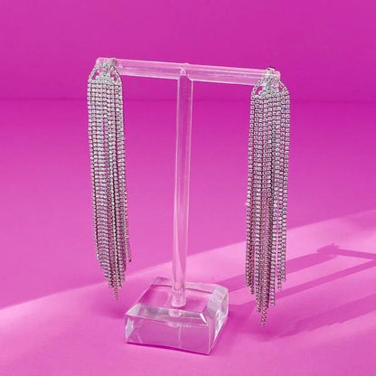 Blind Me Long Shine Earrings