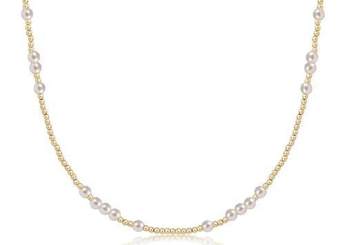 17" Choker Hope Unwritten - Pearl