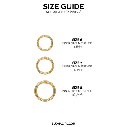 All Weather Rings - Group of 3