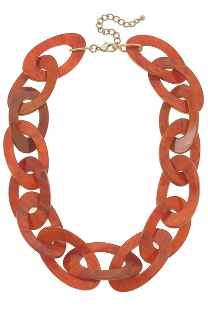 Cheryl Resin Statement Necklace