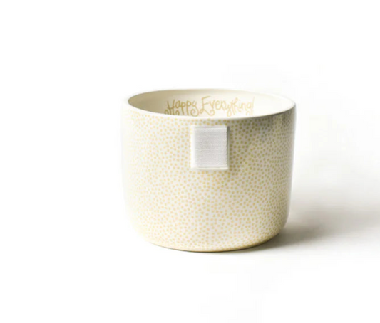 Neutral Small Dot Happy Everything Mini Bowl