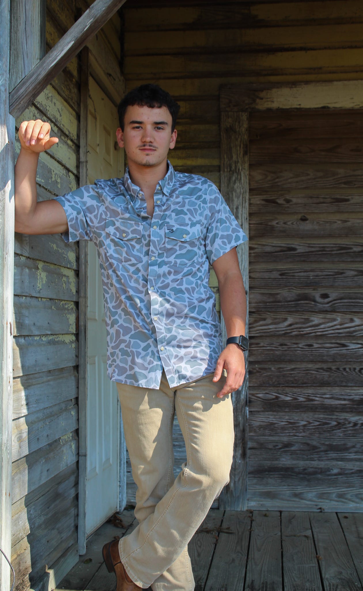 Performance Western Shirt - Classic Deer Camo