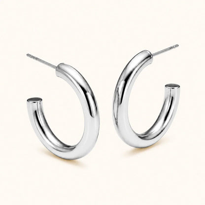 Muse Hoops - Silver