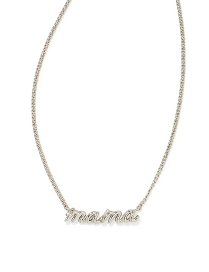 MAMA SCRIPT PENDANT NECKLACE