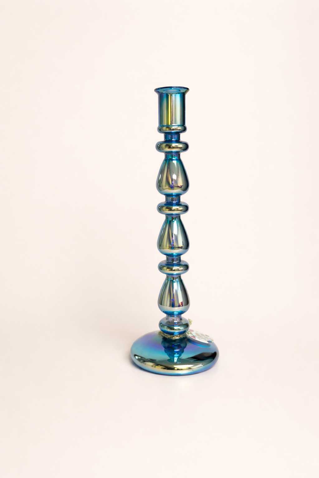 Opalescence Essence Taper Candle Holder, Glass, 8.5'' & 11''
