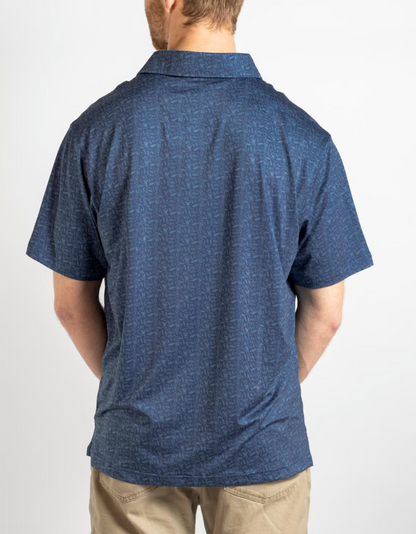 Men's Grill Master Performance Polo Blue