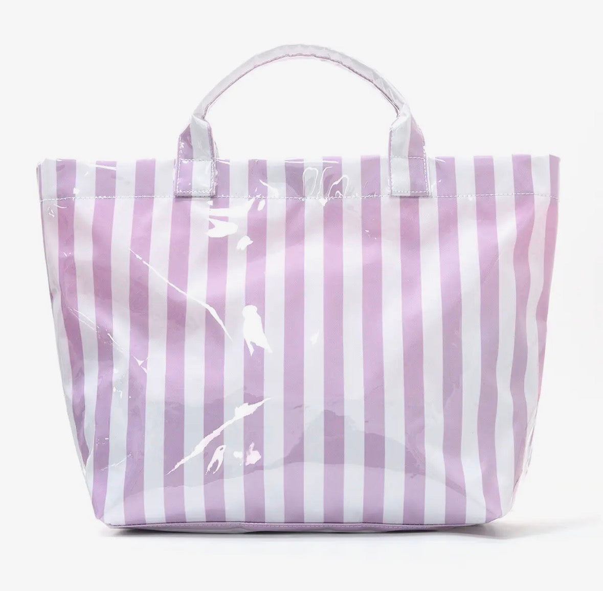 Colorblock Striped Tote Bag - Waterproof Beach Bag
