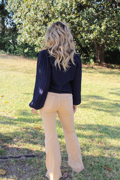 Freya Colorblocked Knit Cardigan