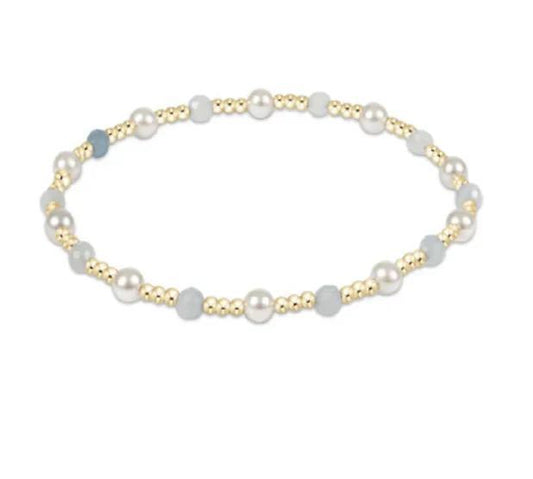 Pearl Sincerity 4mm- Aquamarine