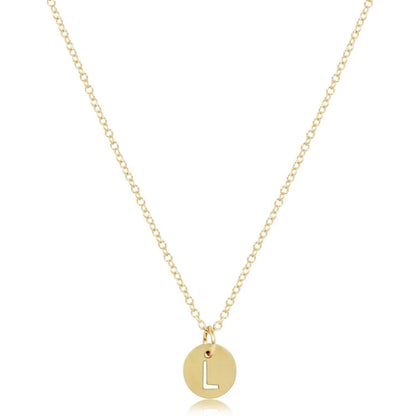 Respect Small Disc - Necklace