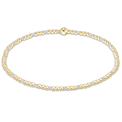 Gameday Hope Sincerity Pattern 2mm Bead Bracelet