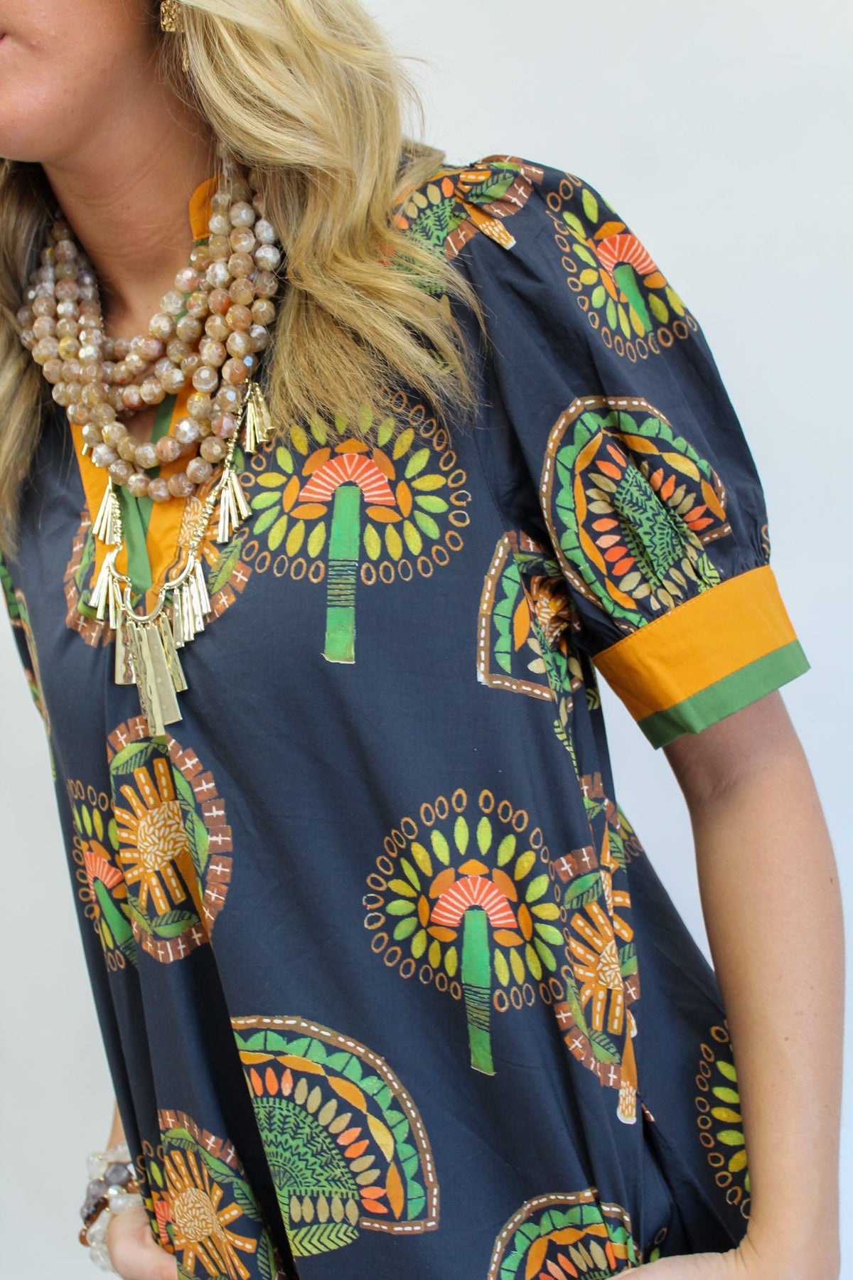 Fall Foliage Mini Dress
