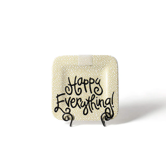 Gold Small Dot Mini Happy Everything Platter