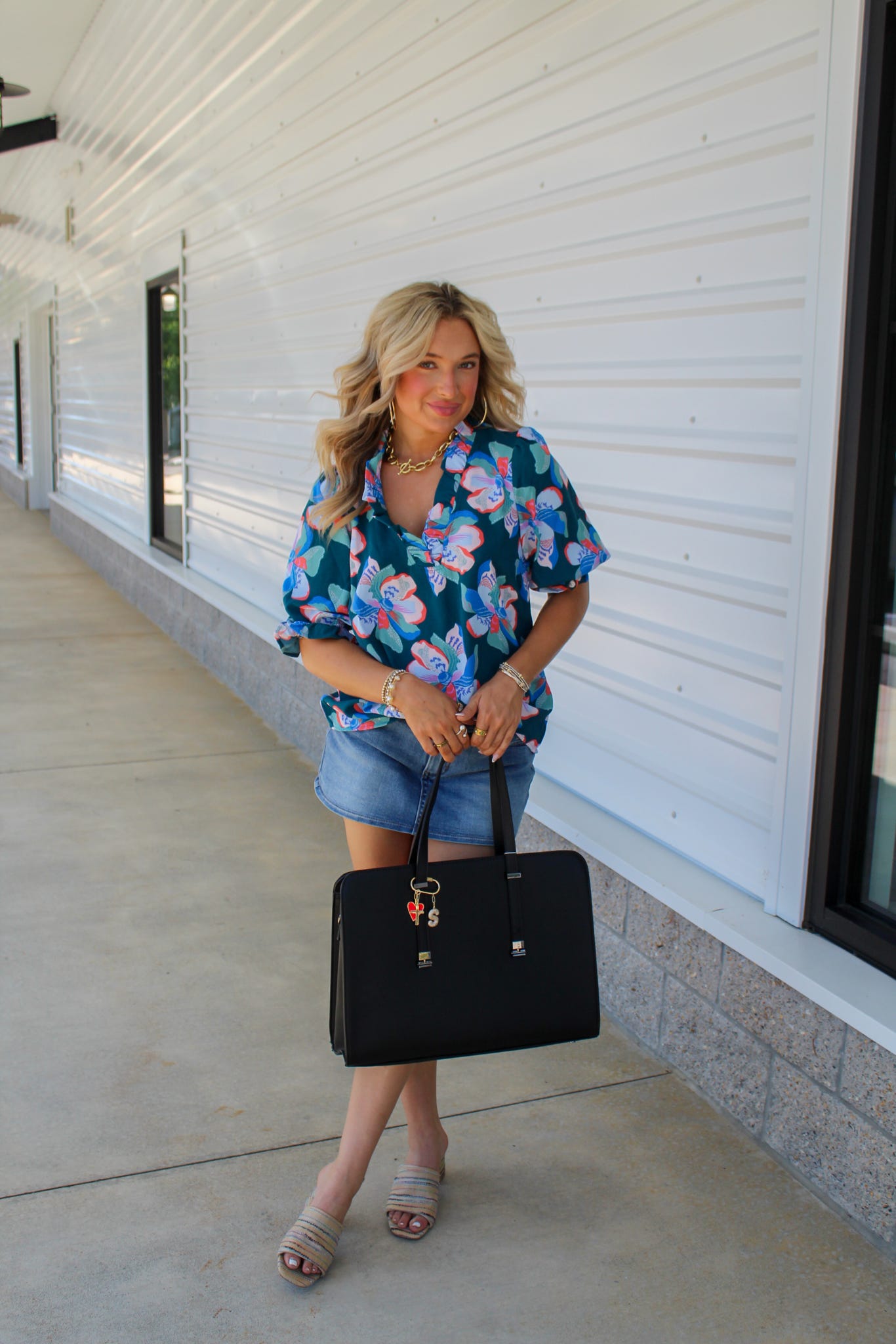 Julie Center Stage Green Top