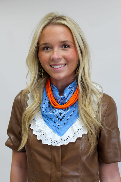 Asst Ruffled Bandana Scarf