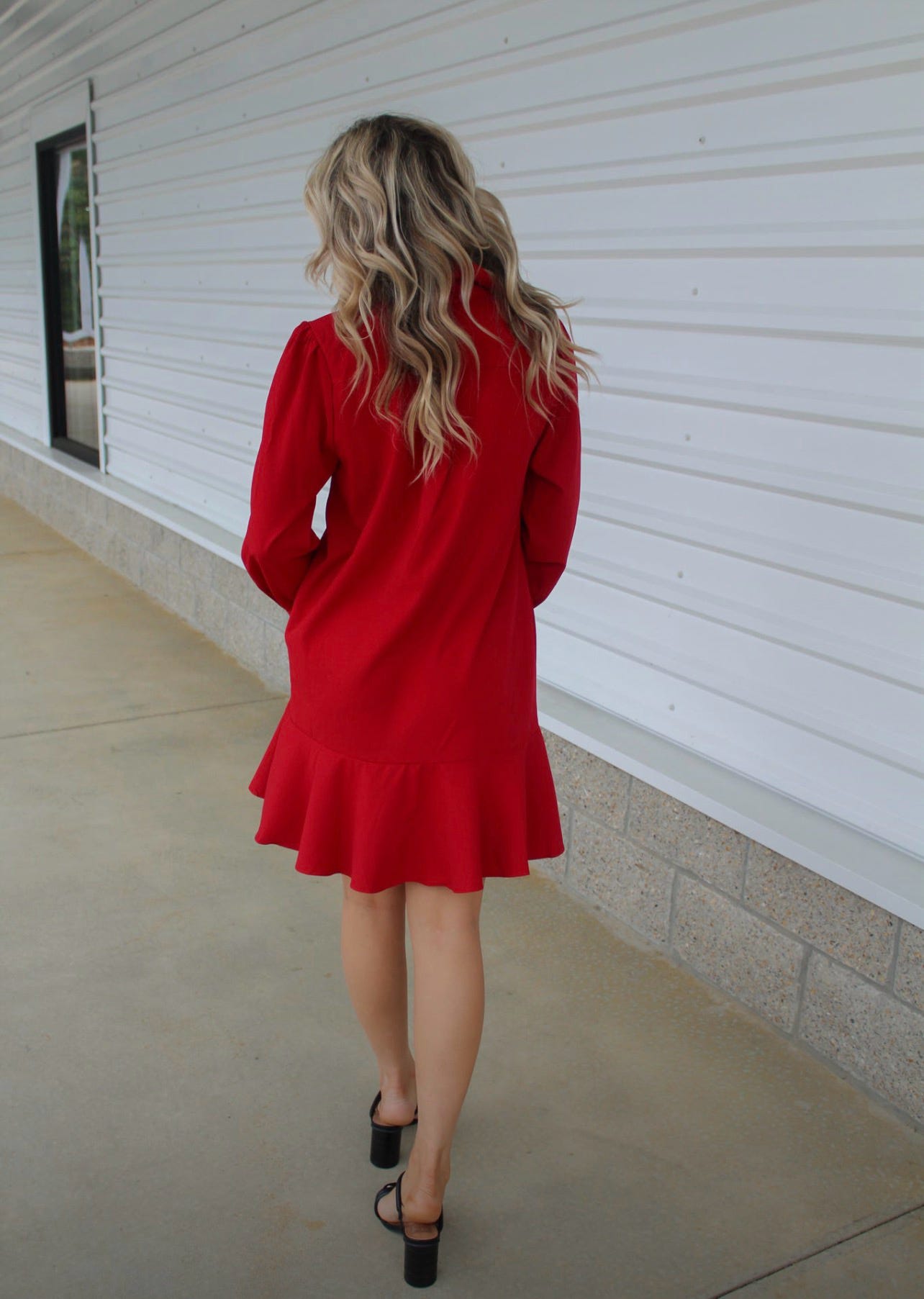 Who's That Girl Wine Dress