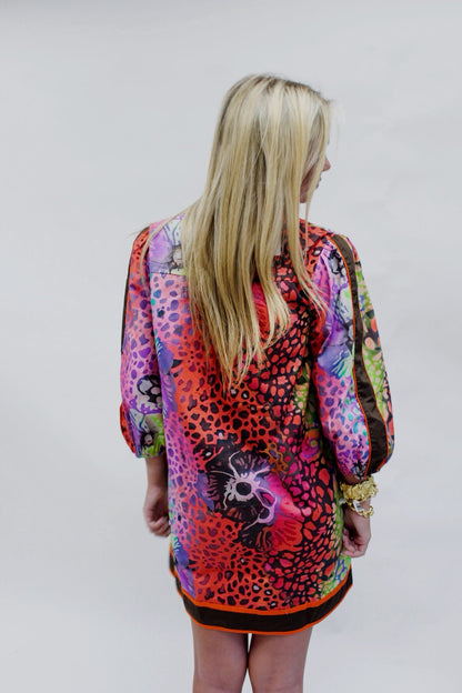 Safari Splash Mini Dress