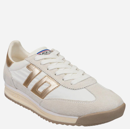 Barkley Jogger in Metallic Gold Sneakers