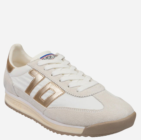 Barkley Jogger in Metallic Gold Sneakers