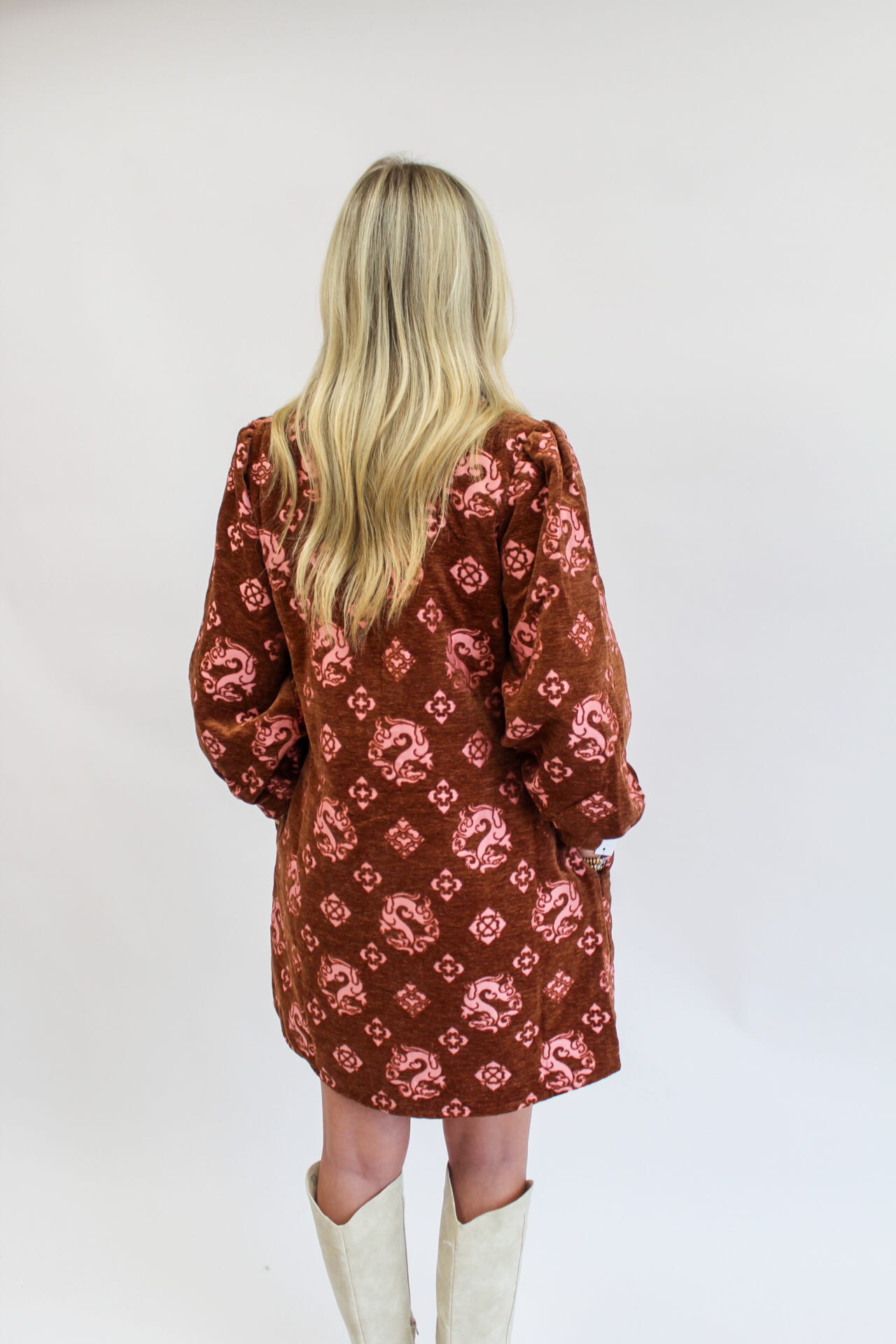 Gypsy Garden Dress- Brown
