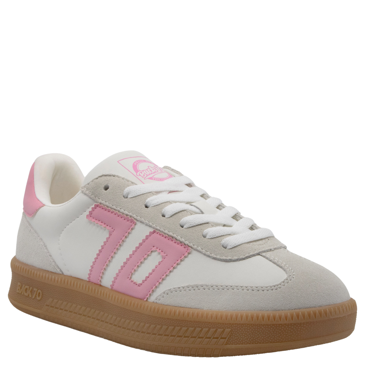 Double in Cow White Pink Back 70 Sneakers