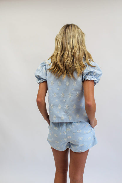 Rio Floral Embroidered Shorts