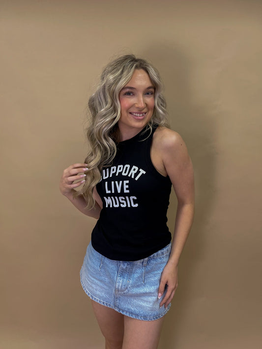 Support  Live Music Tank Top