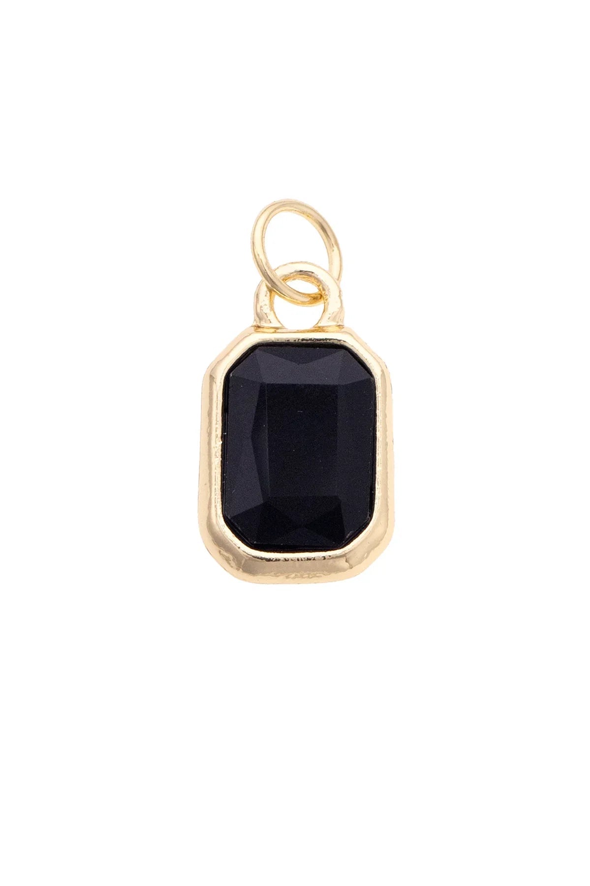 Emerald Cut Rhinestone Charms