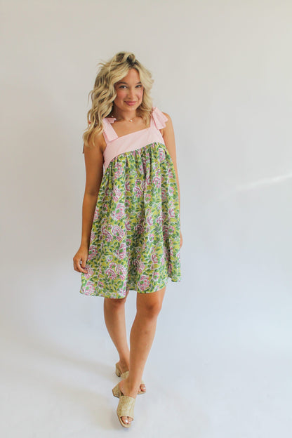 Vivian Pink Mini Dress