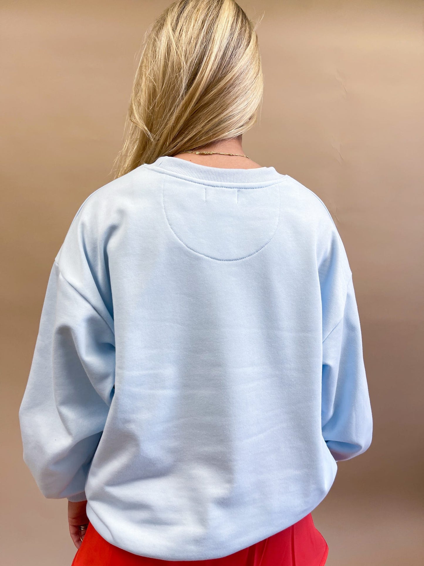 The Madi Classic Mockneck Sweatshirt Top with Applique