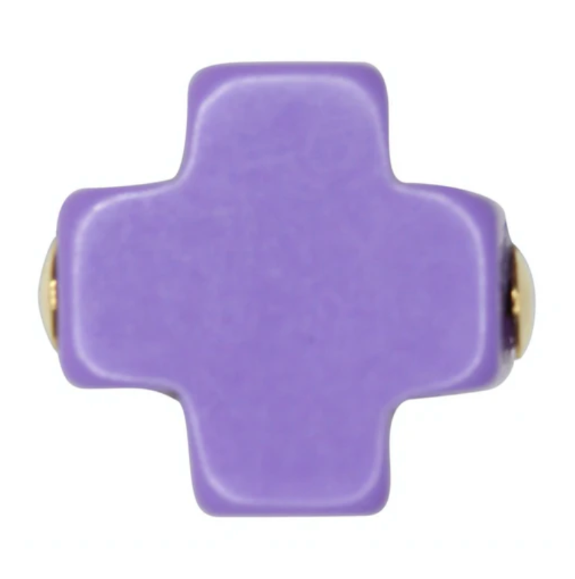 egirl 14" Necklace Gold - Signature Cross Purple