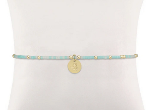Egirl Hope Unwritten Bracelet - What I Mint to Say - be you. Small Gold Disc