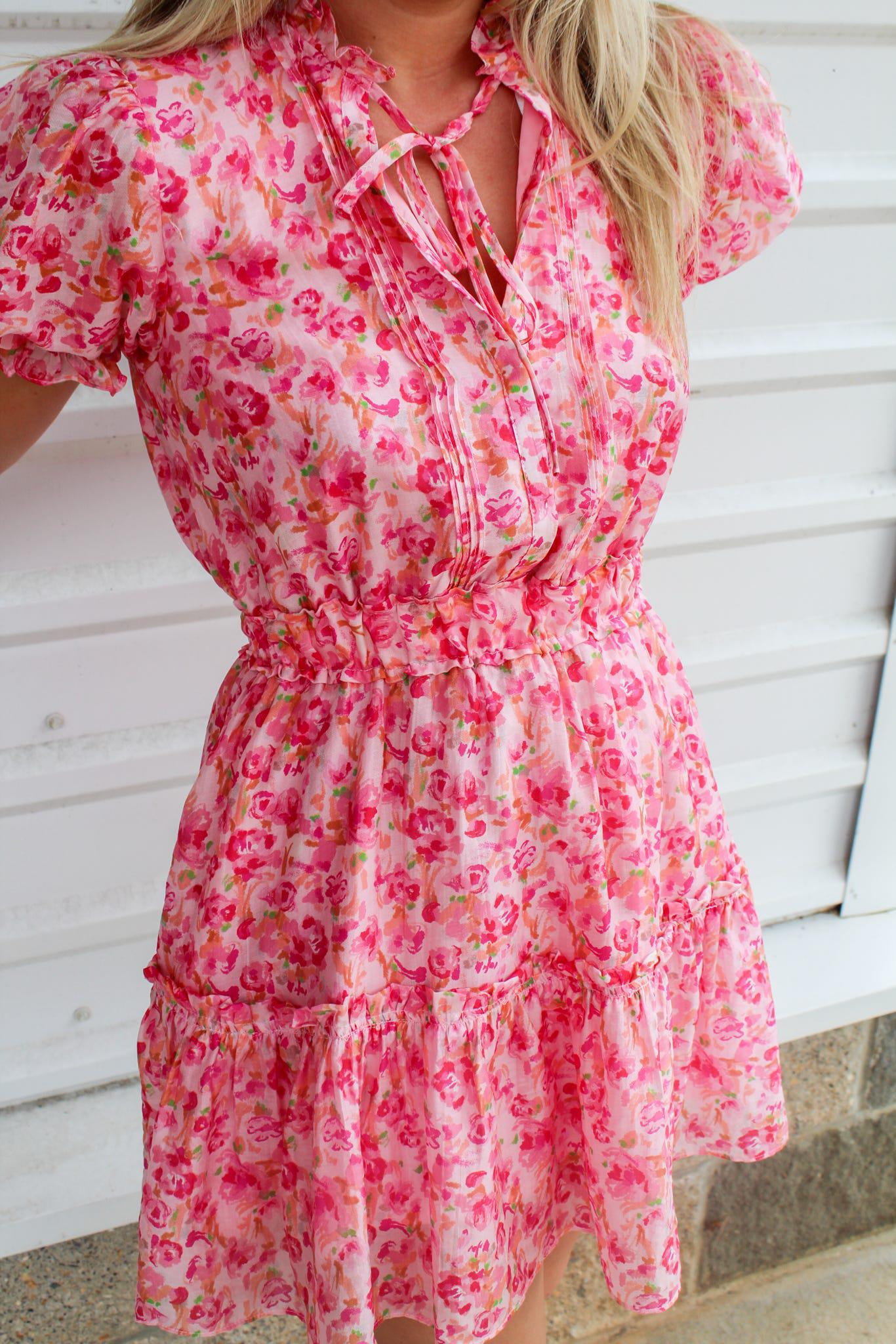 Rosy Breeze Dress