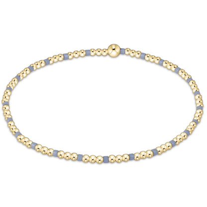 Gameday Hope Sincerity Pattern 2mm Bead Bracelet