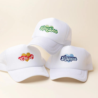 Sorority White Trucker Hat