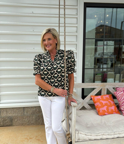 Paulette Floral Flowy Shirt