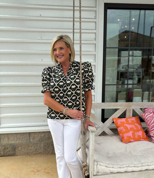 Paulette Floral Flowy Shirt