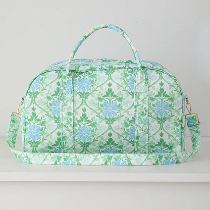 Floral Weekender Duffle Bag