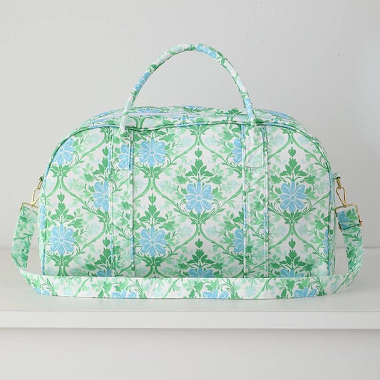Floral Weekender Duffle Bag