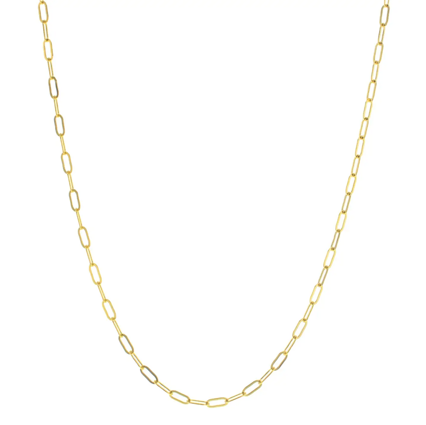 Gold Glossy Charm Chain