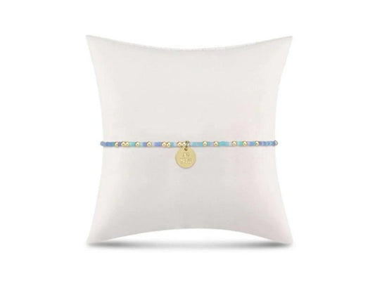 egirl Hope Unwritten Bracelet - Sea Said - be you. Small Gold Disc