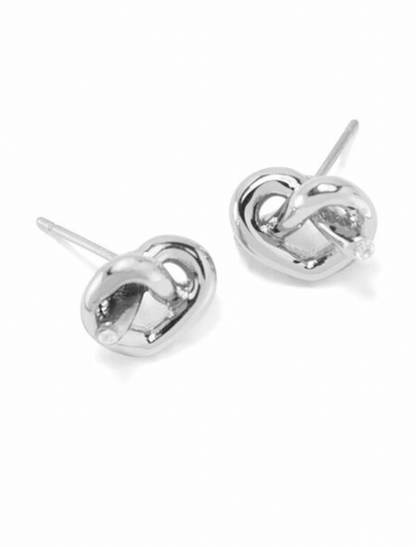 Loves Me Knot Stud Earrings