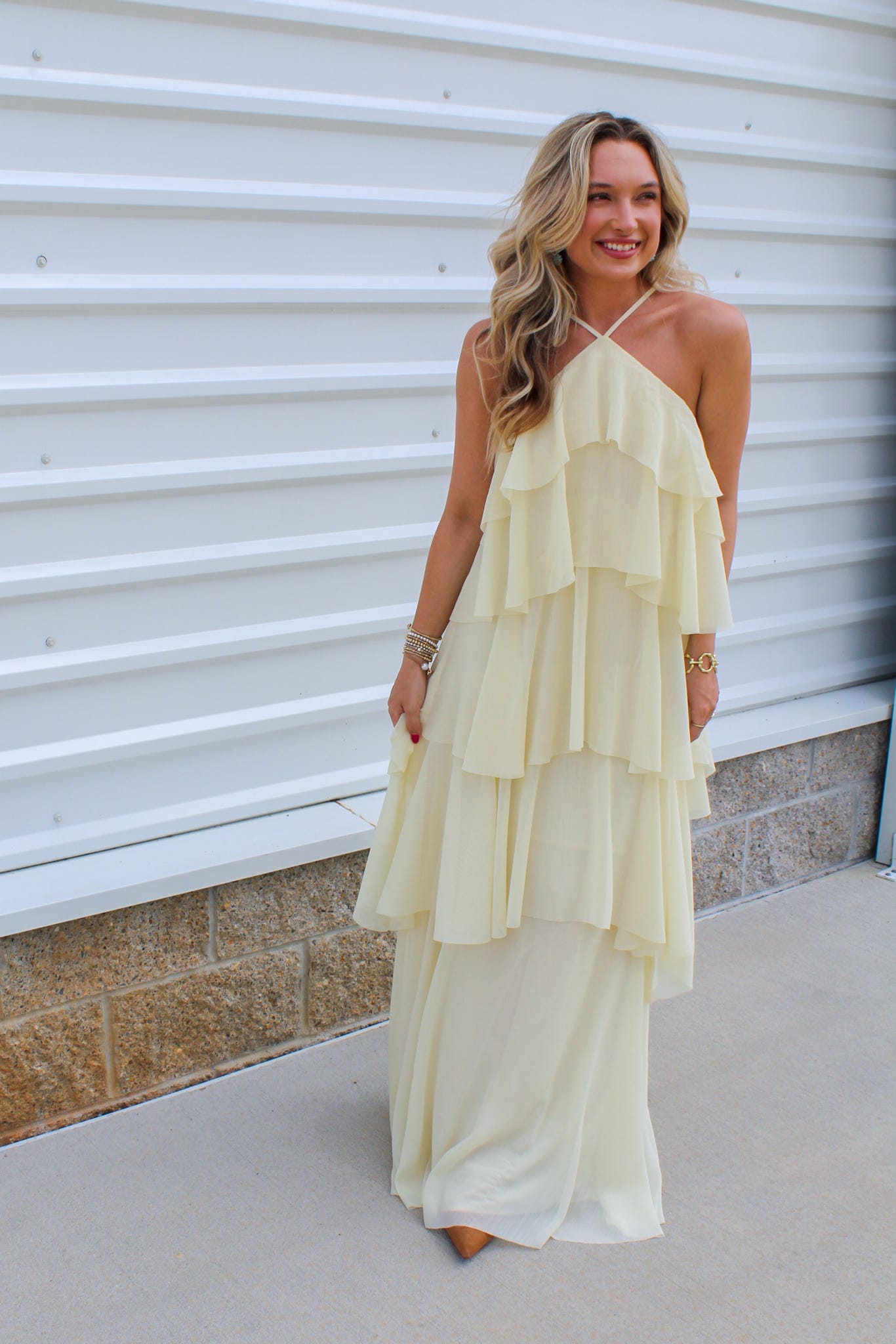 Emery Ruffle Dress