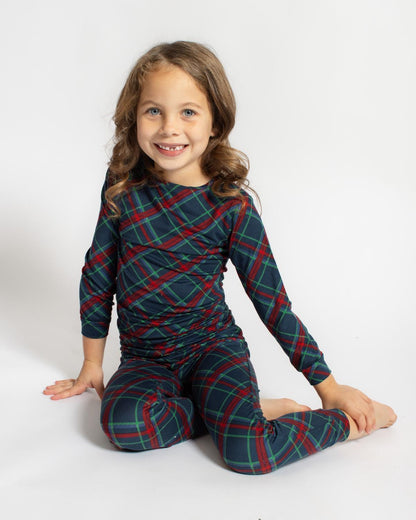 Kids Layton Plaid Long Sleeve Pajamas