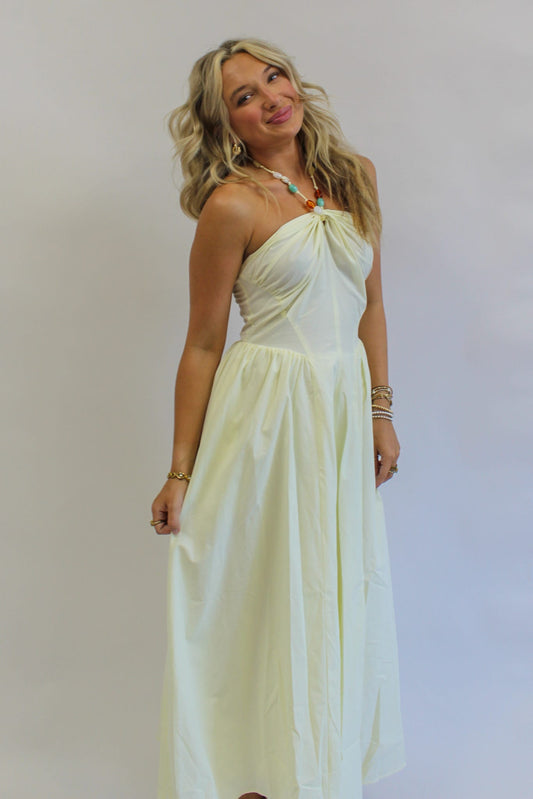 Buttercup Chiffon Midi Dress