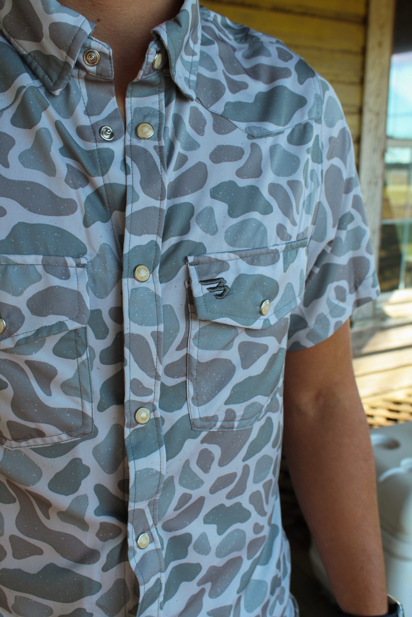 Performance Western Shirt - Classic Deer Camo