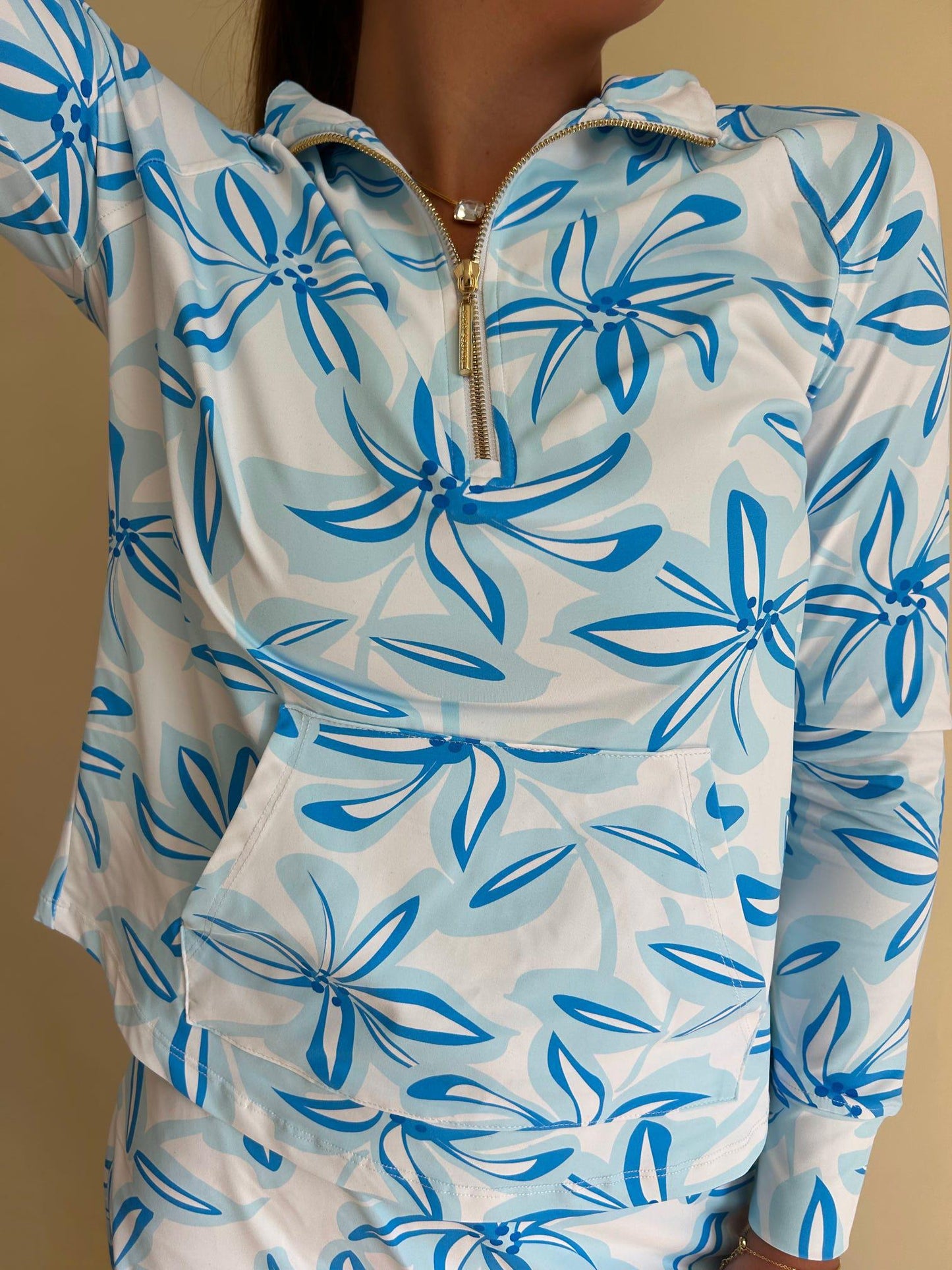 Tiki Time Hamptons Half Zip Jacket
