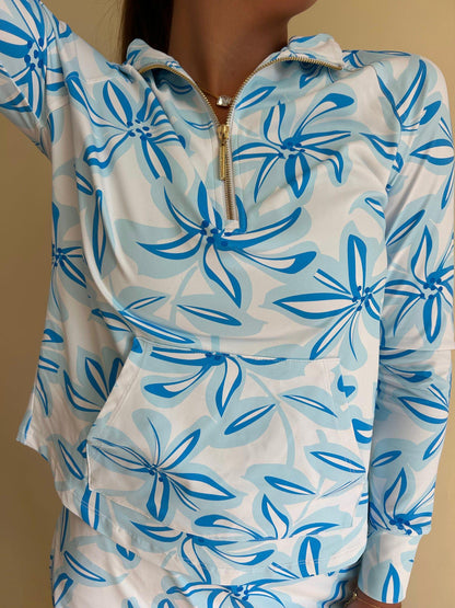 Tiki Time Hamptons Half Zip Jacket