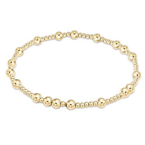 Hope Unwritten 4mm Bead Bracelet - Gold