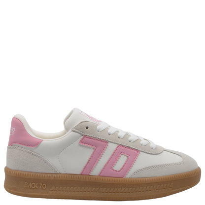 Double in Cow White Pink Back 70 Sneakers